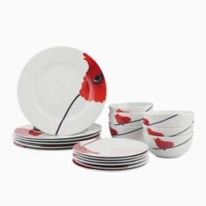 18-Piece Kitchen Dinnerware Set, Plat